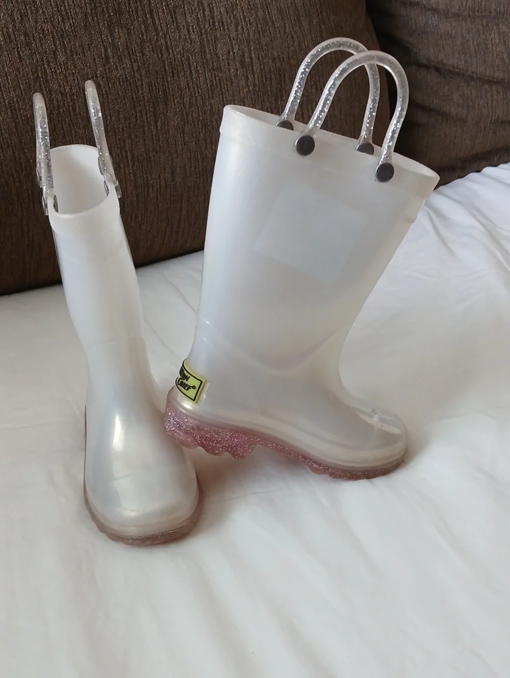 Western Chief Toddler Girls Light Up Rain Boots